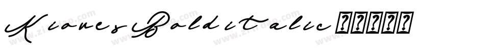 Kioves Bold italic字体转换